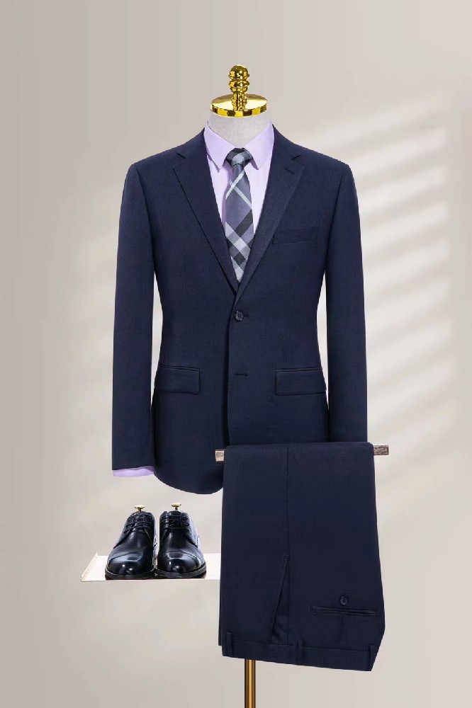 夏季工装定制春夏短袖工作服 厂家西服精细走线细节彰显品质